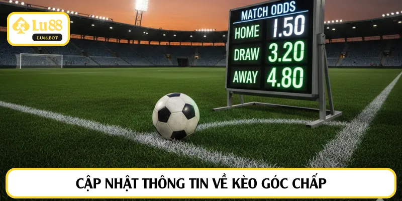 Cập nhật thông tin về kèo góc chấp