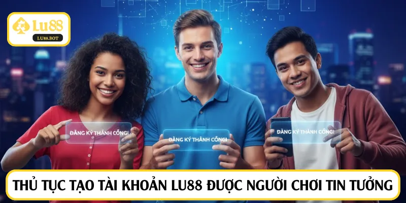 Thủ tục tạo tài khoản LU88 được người chơi tin tưởng