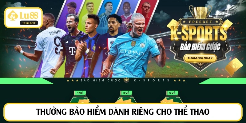 Thưởng bảo hiểm dành riêng cho thể thao 